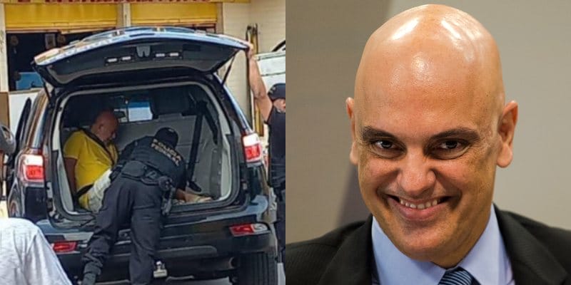 O homem que ameaçou matar Alexandre de Moraes foi preso pela Polícia